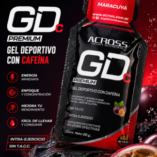 Gel deportivo con Cafeina 20g