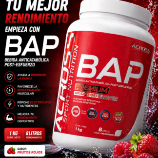 Bebida anticatabólica post-esfuerzo (Recuperador)